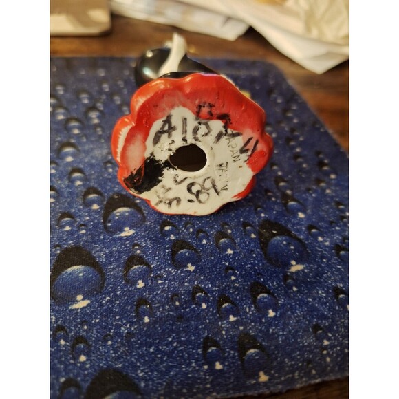 Vintage Christmas Choir Angel Girl w/ Spaghetti Porcelain Figurine‎ Japan - Picture 5 of 5